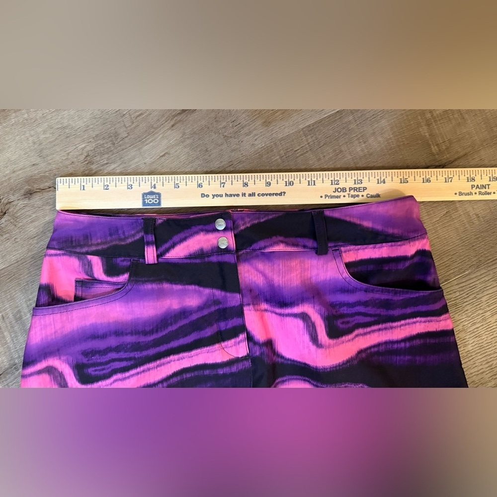 Slazenger Pink and Purple Golf Skort Size 6 - Picture 10 of 14
